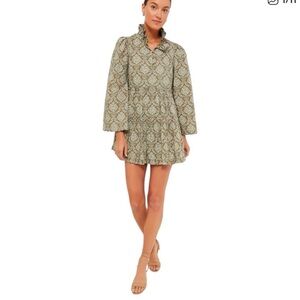 Hyacinth House Moss Printed Russell Mini Dress Tuckernuck